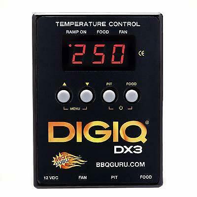 DigiQ DX3 BBQ Temperature Controller and Digital Meat Thermometer for Big
