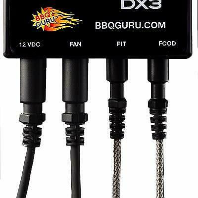 DigiQ DX3 BBQ Temperature Controller and Digital Meat Thermometer for Big