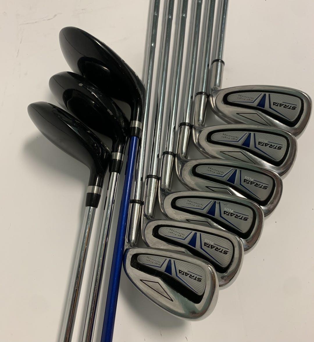 Used Strata Plus 9 Piece Steel Regular Golf Mens Package Sets