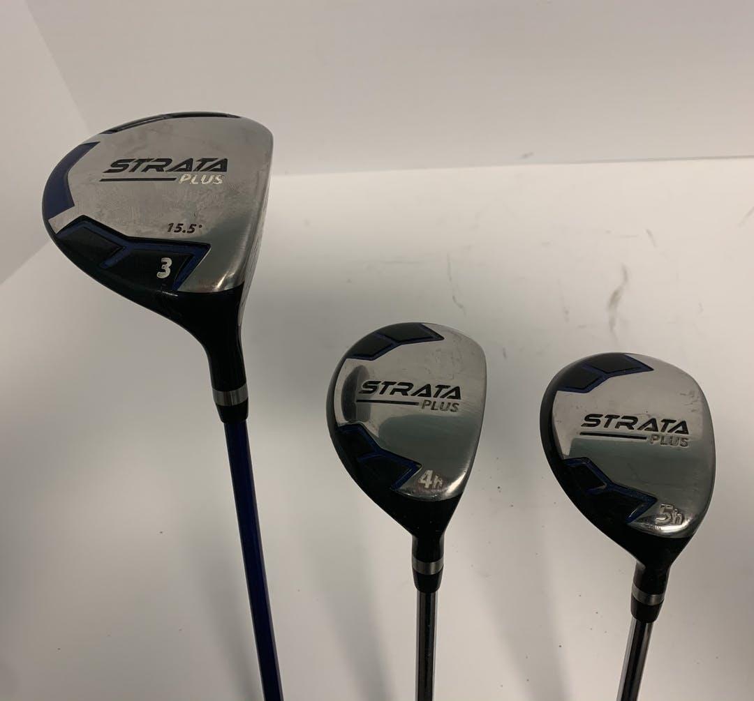 Used Strata Plus 9 Piece Steel Regular Golf Mens Package Sets