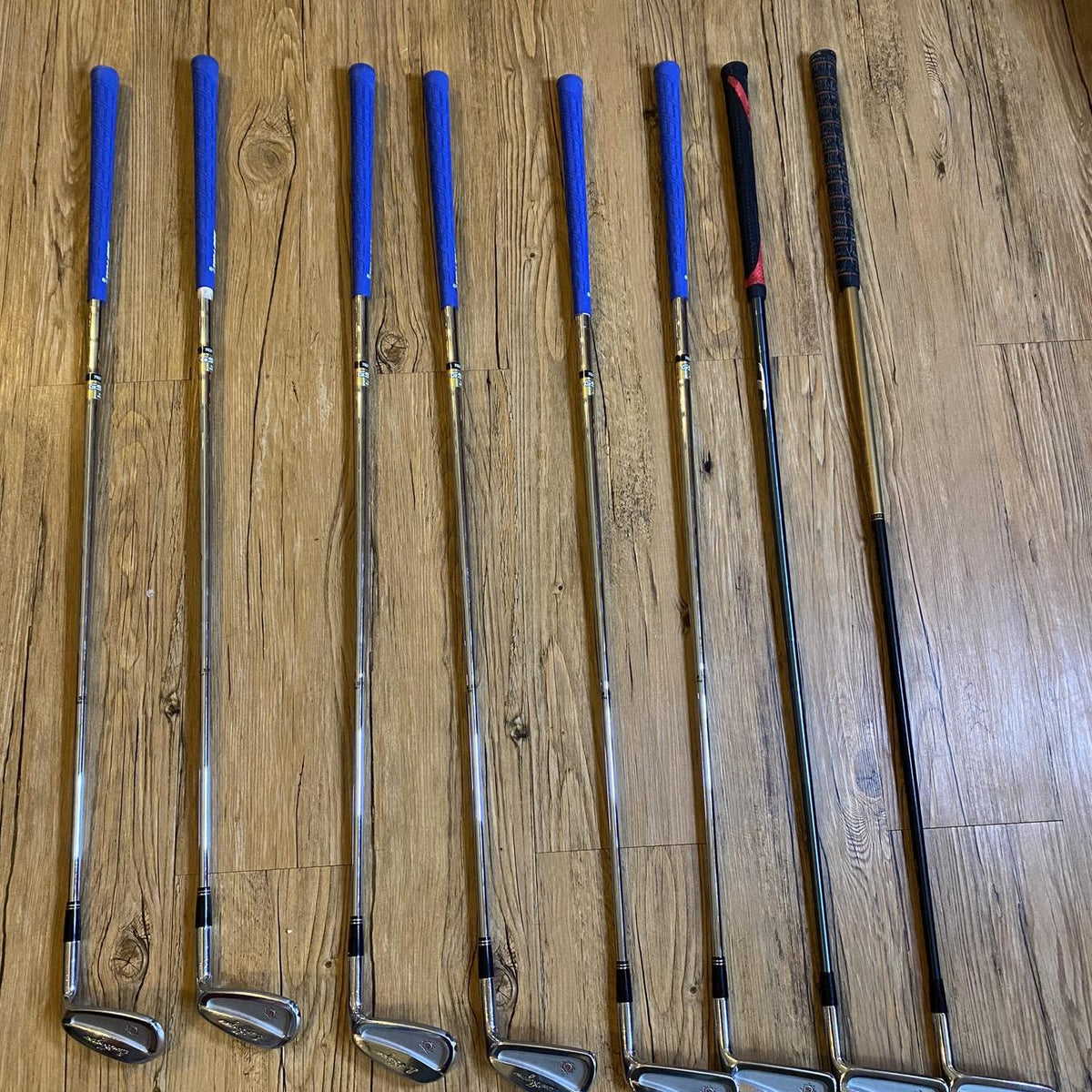 Men's Right Handed Apex Plus Stiff Flex Graphite/Steel Shaft Iron Set