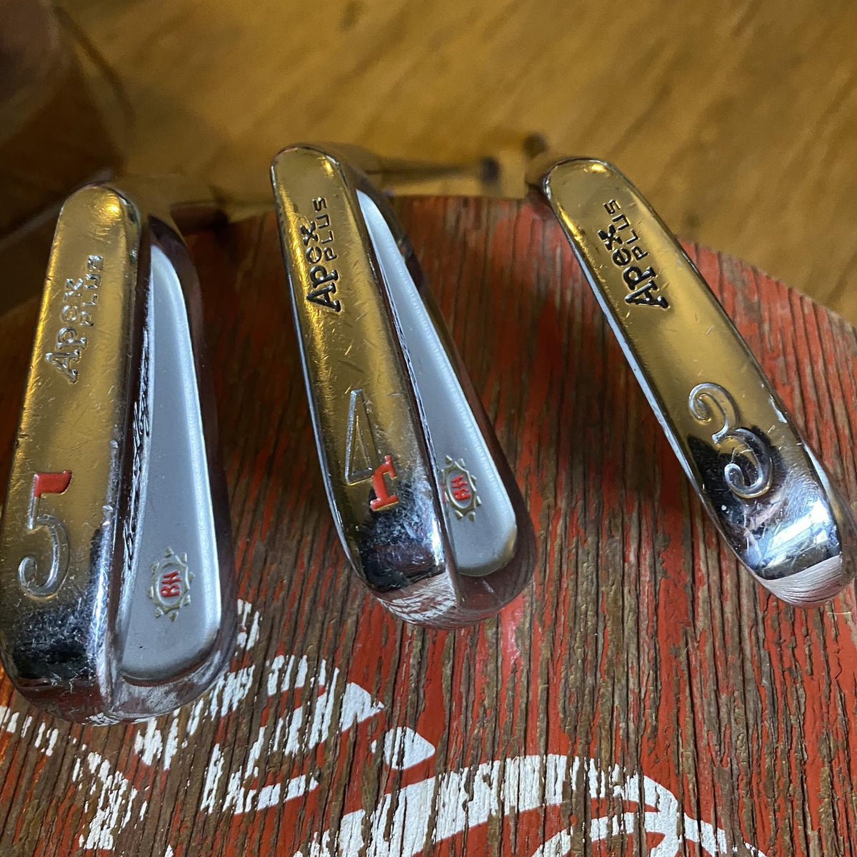 Men's Right Handed Apex Plus Stiff Flex Graphite/Steel Shaft Iron Set