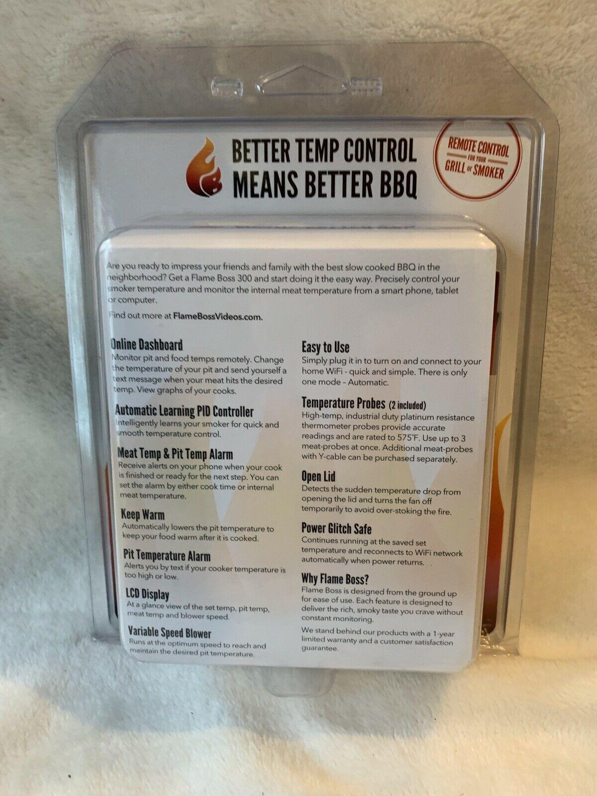 Flame Boss 300 Kamado wi-fi smoker controller new