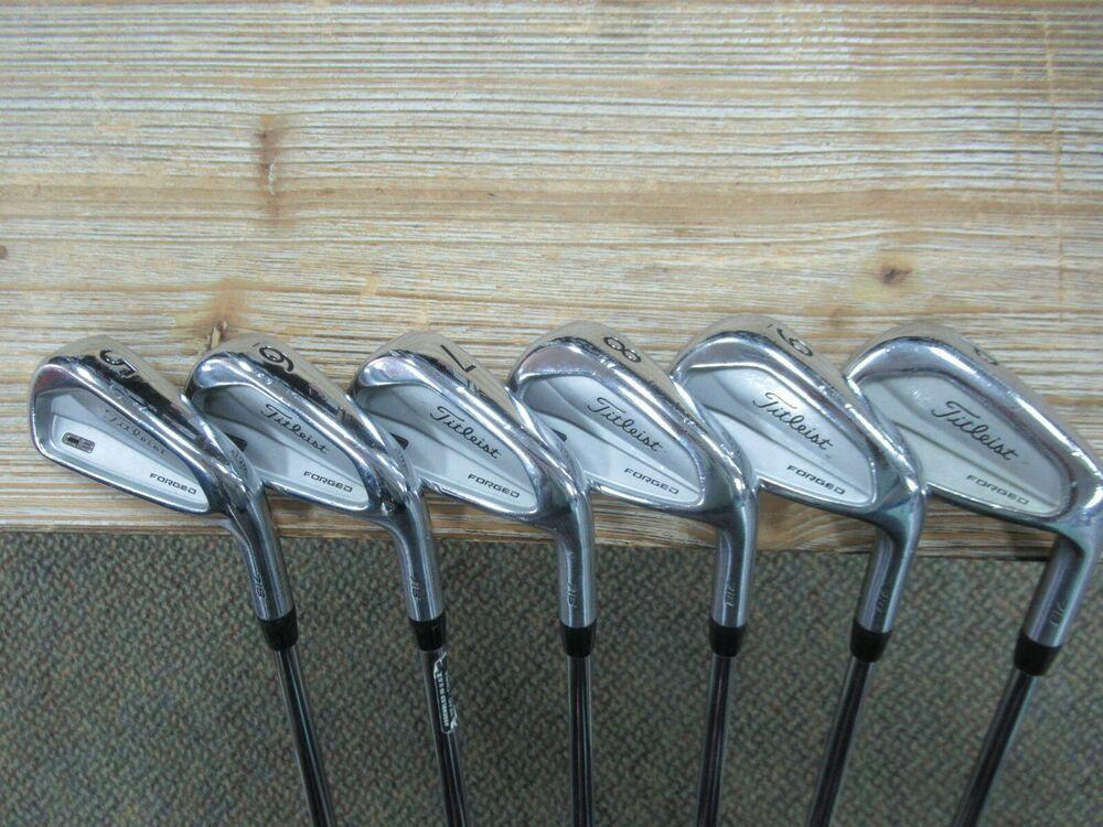 TITLEIST CB 718 FORGED N SET 5-PW PROJECT X PRECISION 6.0 STIFF F STEEL