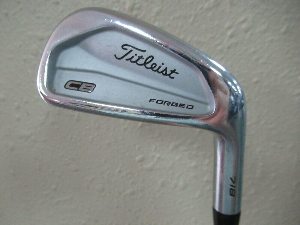 TITLEIST CB 718 FORGED N SET 5-PW PROJECT X PRECISION 6.0 STIFF F STEEL