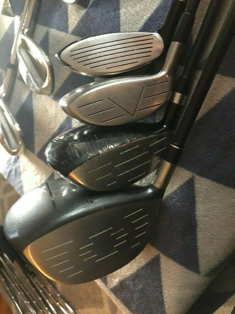Nice High End Mens Complete Golf Club Set & Bag, Right Handed + Extras