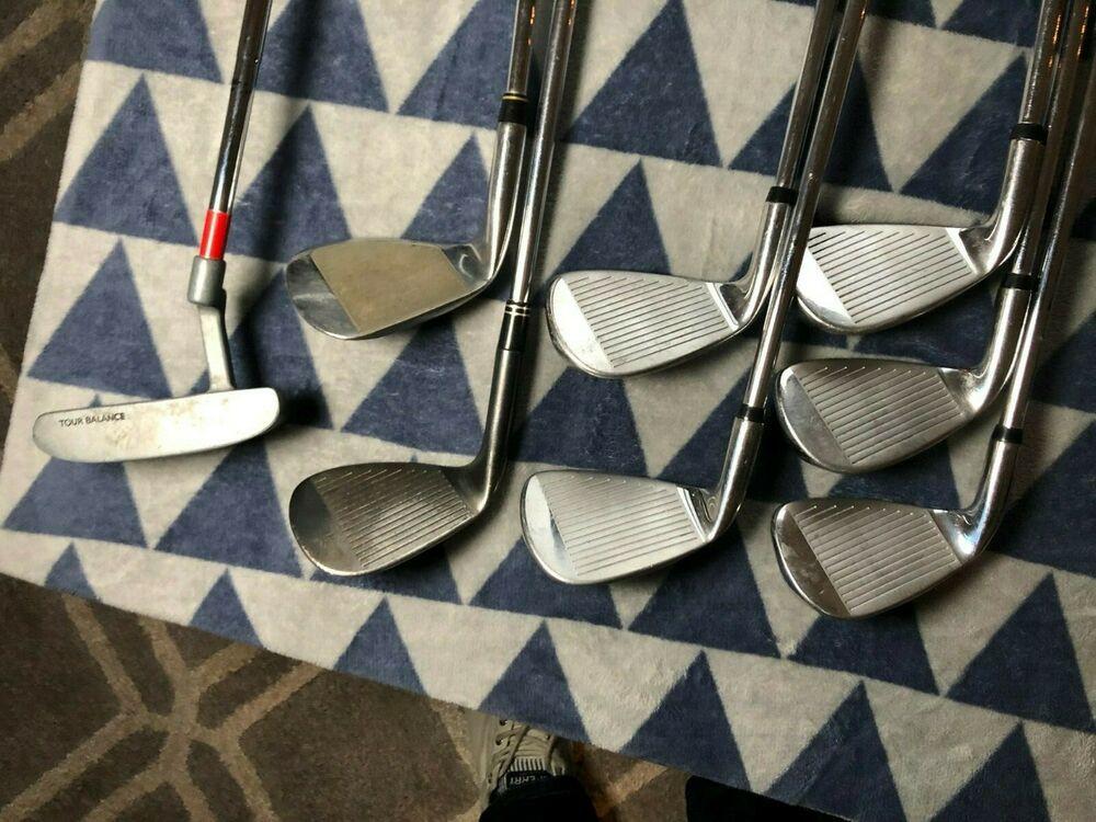 Nice High End Mens Complete Golf Club Set & Bag, Right Handed + Extras