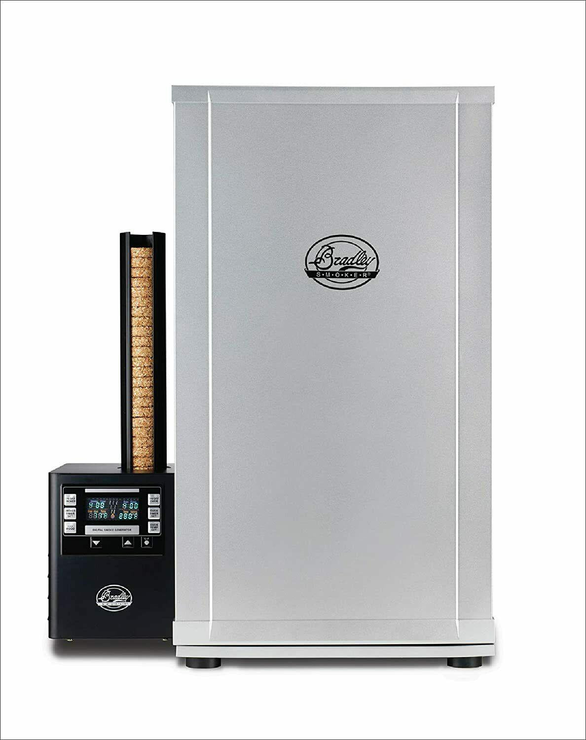 Bradley Smoker 4-Rack Digital Control Meat Smoker Smokehouse Cabinet 76L BTDS76P