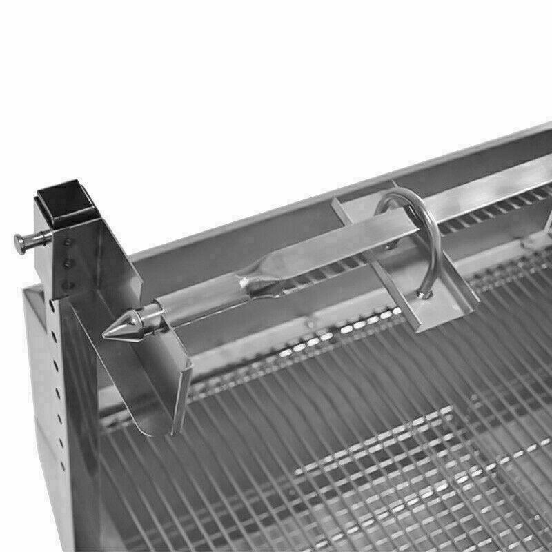 BBQ Rotisserie Grill Roaster Charcoal Roast Machine Charcoal Lamb Spit Roaster