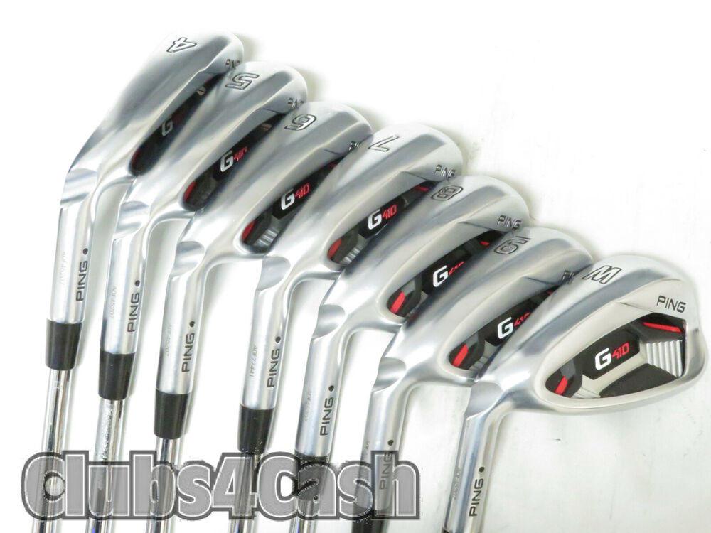 PING G410 Irons Black Dot AWT 2.0 Regular Flex 4-P .. LEFT LH
