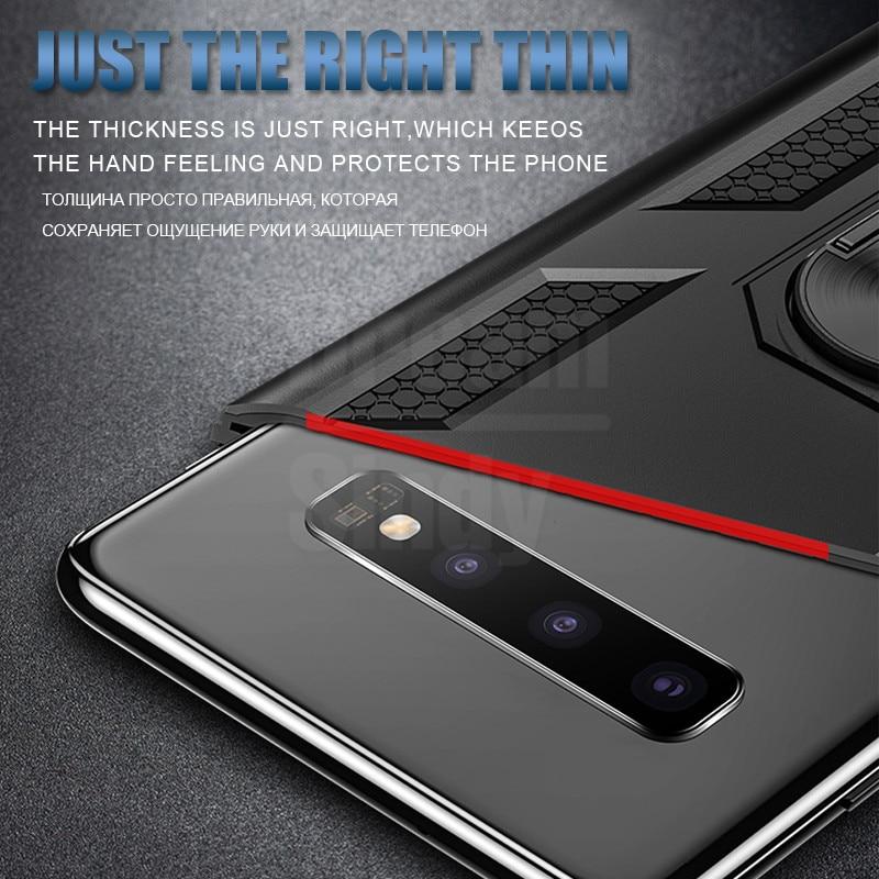 Luxury Armor Soft Shockproof Case On The For Samsung Galaxy S8 S9 S10 Plus S10e Note 8 9