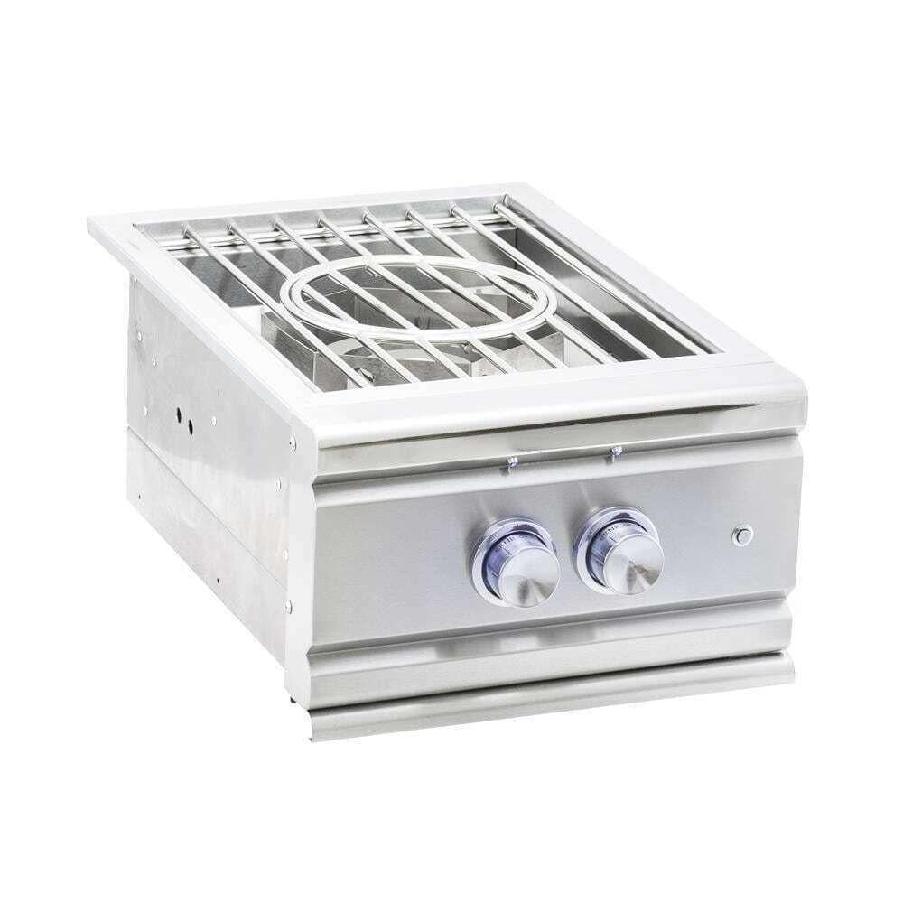 Summerset TRL Built-In Natural Gas Power Burner Wok Ring & Stainless Steel Lid