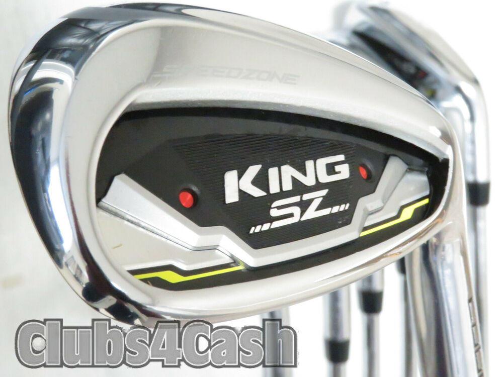 COBRA King SpeedZone Irons Dynamic Gold S300 Stiff 4-P w/connect .. CLEAN