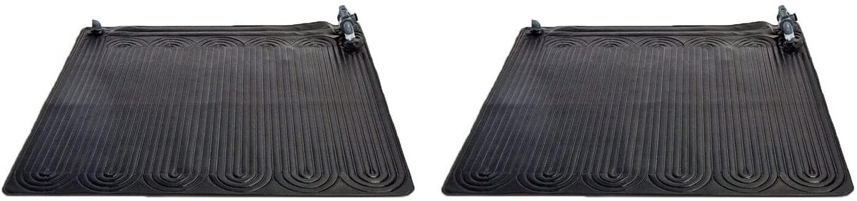 Above Ground Swimming Pool Water Heater Solar Mat for 28685E, Black (2 Pack)