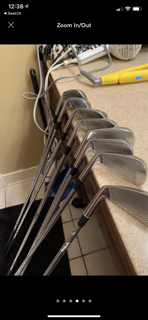 Men's Right Handed fi5 forged Regular Flex Steel Shaft Iron Set