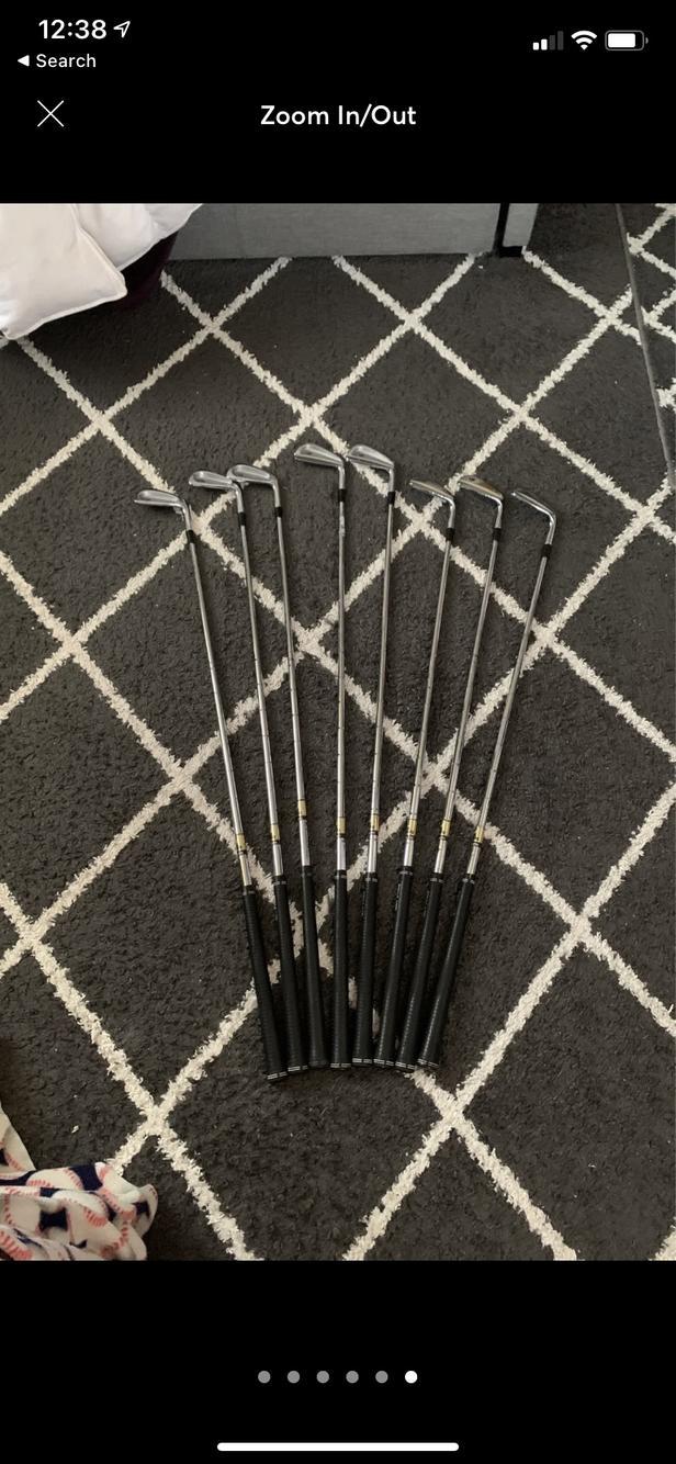 Men's Right Handed fi5 forged Regular Flex Steel Shaft Iron Set