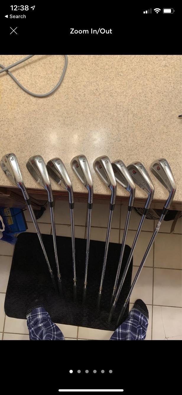 Men's Right Handed fi5 forged Regular Flex Steel Shaft Iron Set