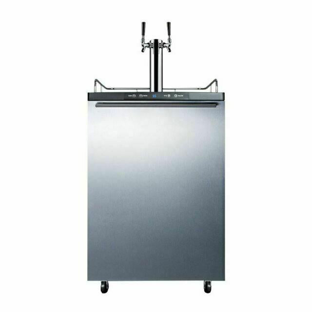 Summit Built-in Residential Beer Dispenser -Stainless SBC635MBISSHHTWIN