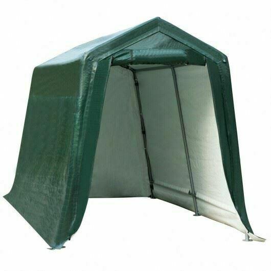 Durable 7' x 12' Outdoor Carport Patio Storage Shelter Shed Car Canopy