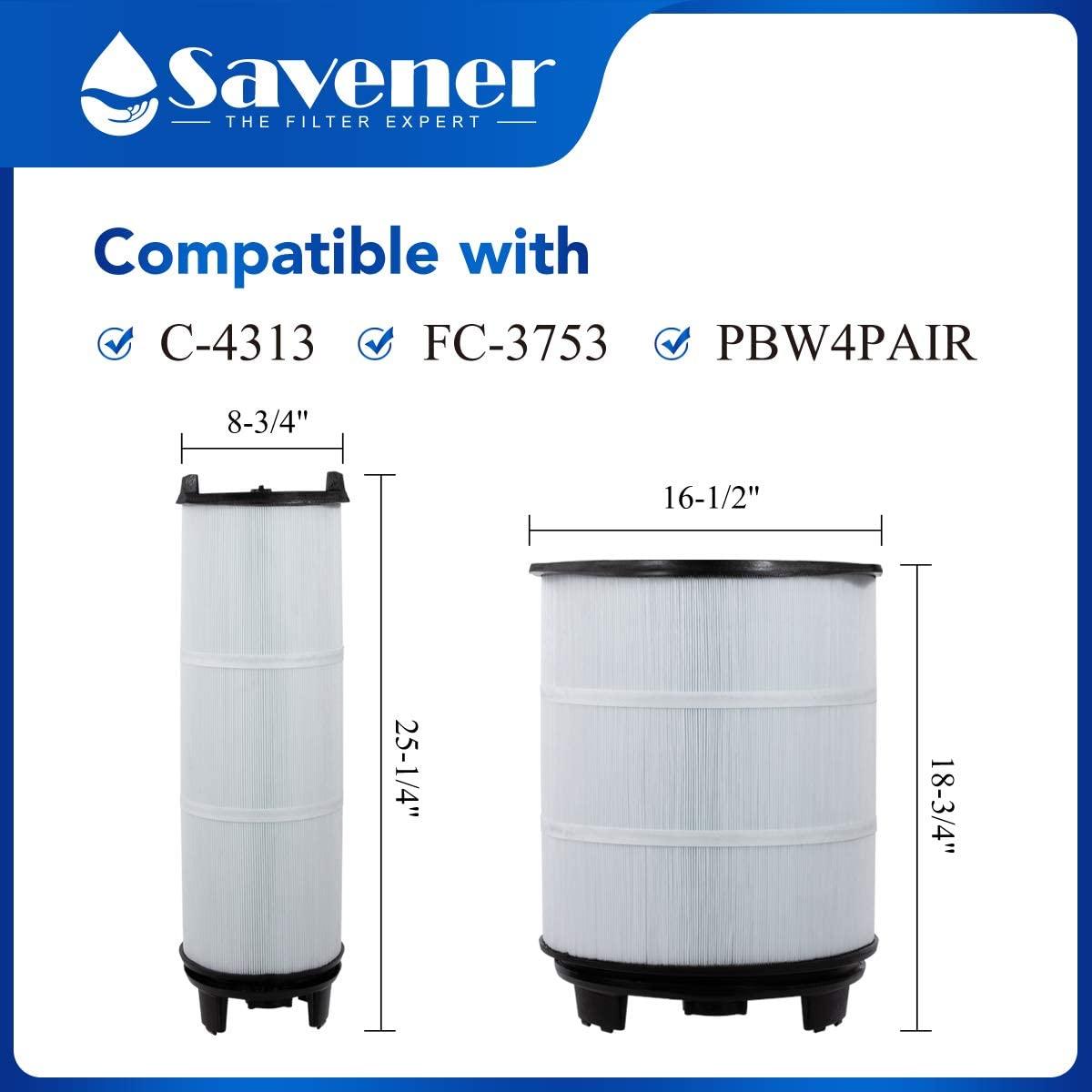 Savener SV-System 3  Sta-Rite System 3 S7M120 Pool Filter Inner&Outer Replacement 25021-0200S 25022-0201S 300Sq.ft