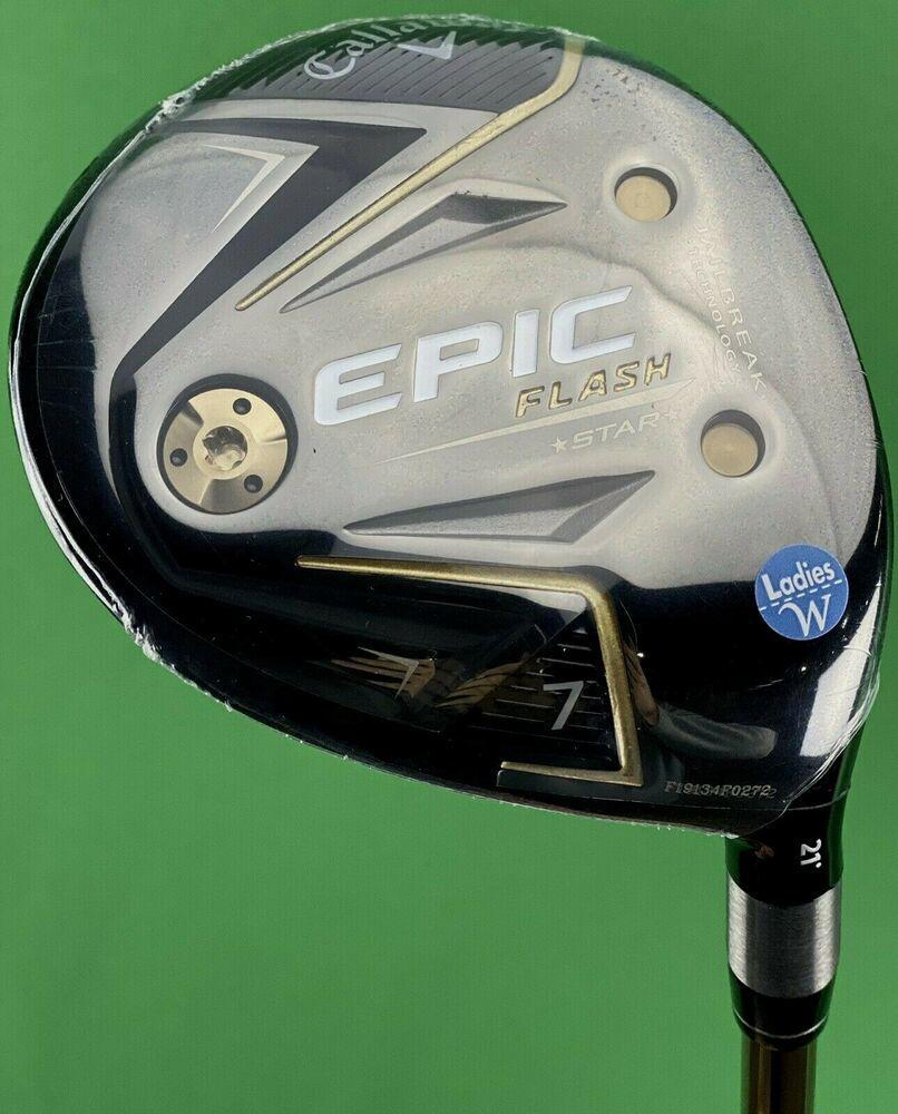 Callaway Women's Epic Flash Star Fairway 7 Wood 21* Attas 40 L-Flex NEW #81823