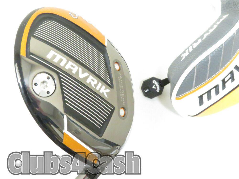 CALLAWAY Mavrik Fairway 15* 3 Wood Even Flow 5.5 Regular +Cover