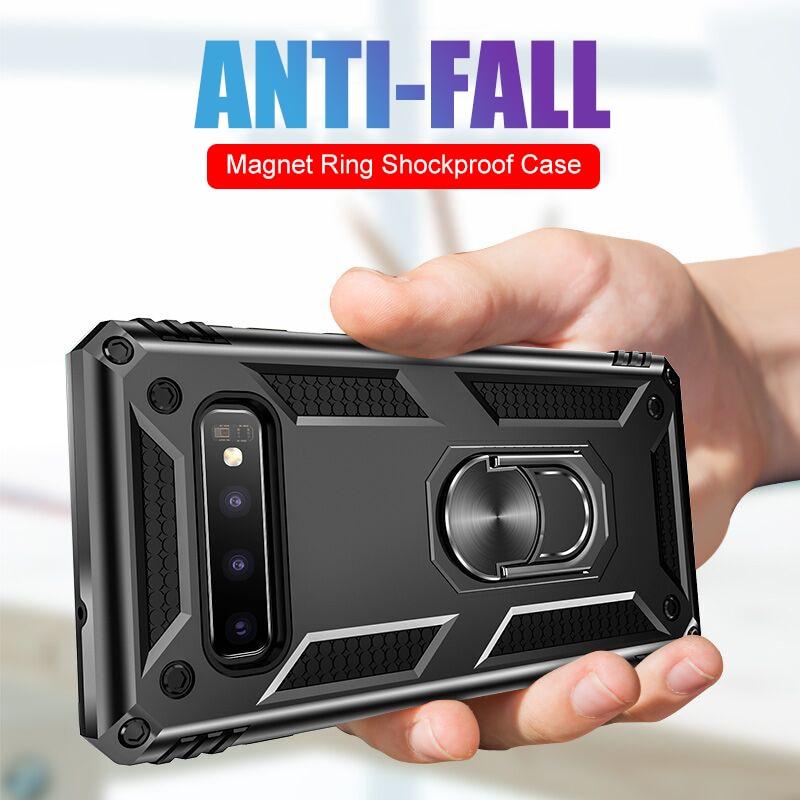 Luxury Armor Soft Shockproof Case On The For Samsung Galaxy S8 S9 S10 Plus S10e Note 8 9
