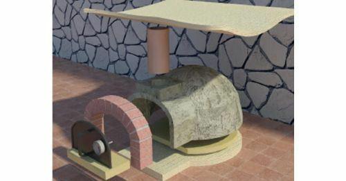 Forno Bravo FG60 Giardino60 Outdoor 24" Wood Fired Pizza Oven Kit