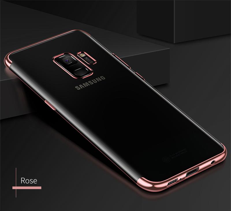 Phone Case - Luxury Ultra Thin Plating Shinning Soft TPU Phone Case For Samsung Galaxy S9/S8/S7 Note 8