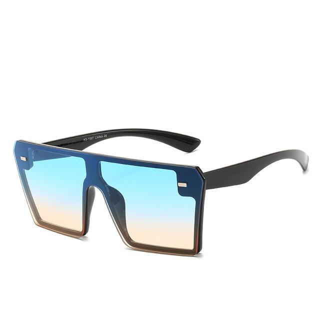 Top Fashion Women Oversize Square Gradient UV400 Sunglasses