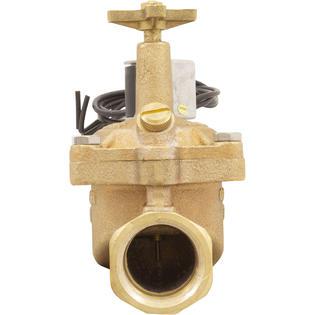 Pro Series 1" Brass Coil Valve, 24V Solenoid With Flo