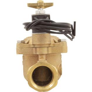Pro Series 1" Brass Coil Valve, 24V Solenoid With Flo