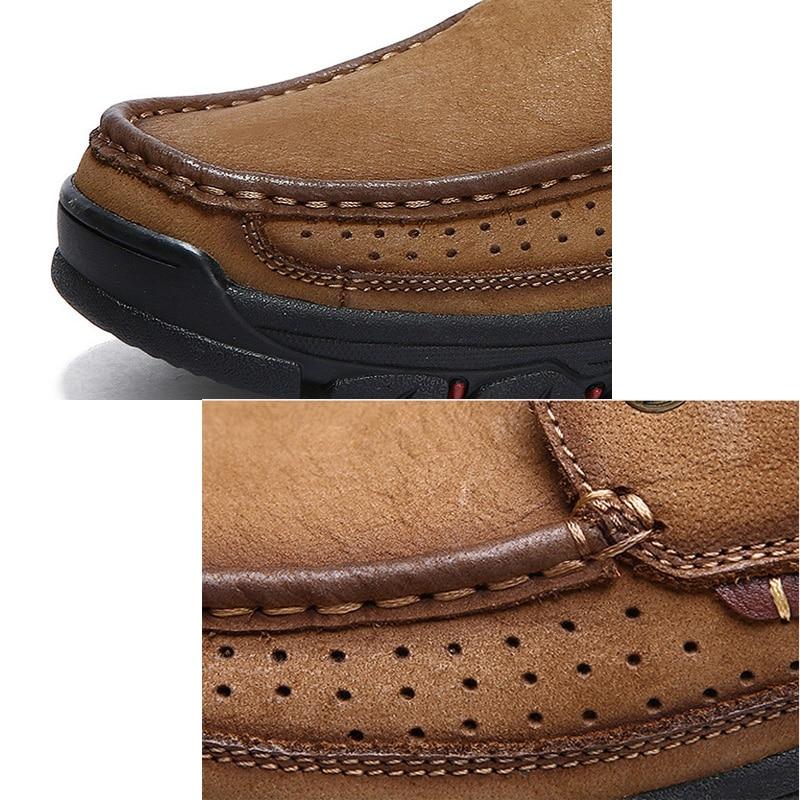 High Quality Men's Comfortable Waterproof Leather Shoes