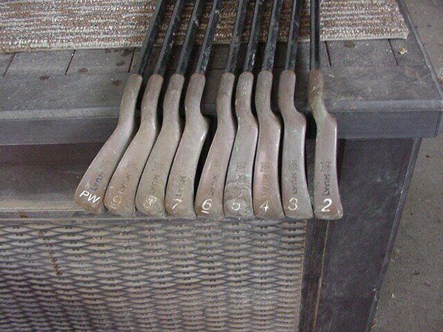 FULL SET 2-PW LYNX PARALLAX GR WHITE DOT BECU BERYLLIUM GOLF NS EXCELLENT