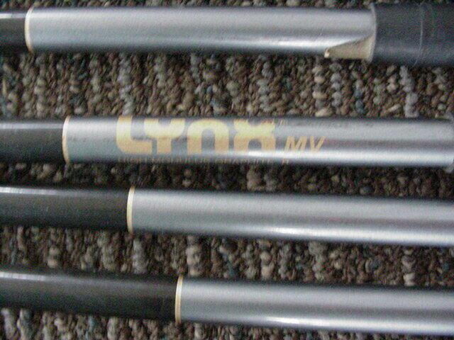 FULL SET 2-PW LYNX PARALLAX GR WHITE DOT BECU BERYLLIUM GOLF NS EXCELLENT