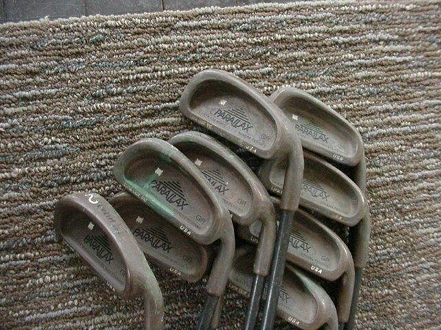 FULL SET 2-PW LYNX PARALLAX GR WHITE DOT BECU BERYLLIUM GOLF NS EXCELLENT