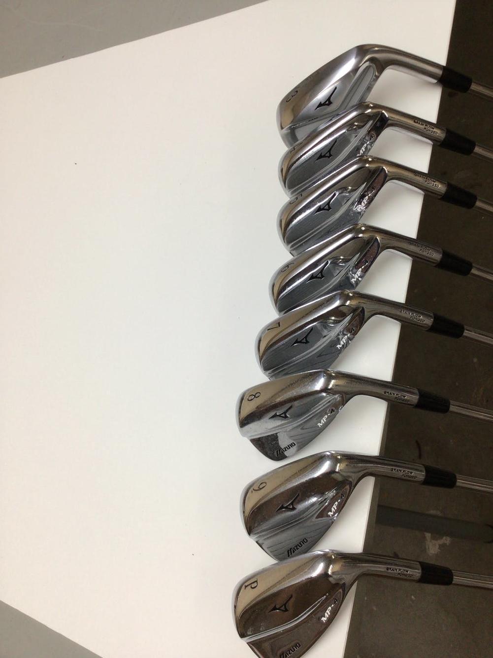 Used Mizuno Mp-4 3i-pw Steel X Stiff Golf Iron Or Hybrid Sets