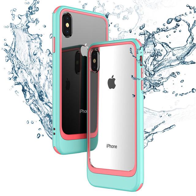 Phone Case - Luxury Shockproof PC + TPU Protection Case For iPhone X XS XR XS Max 8 7/Plus