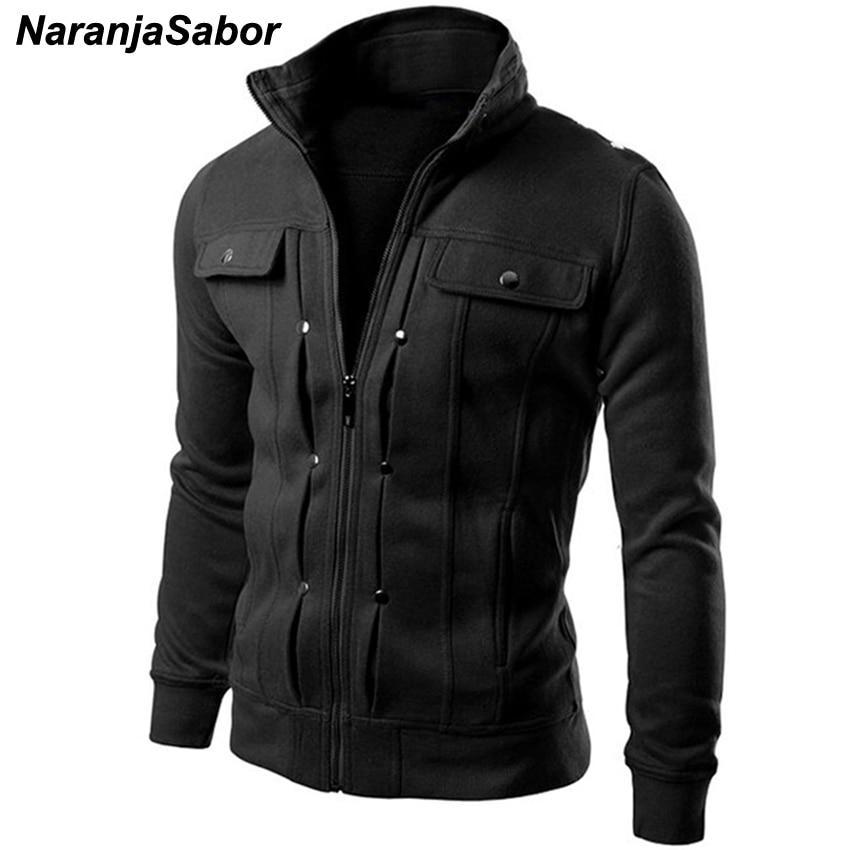 ng Autumn Men's Cardigan Multi Button Hoodies