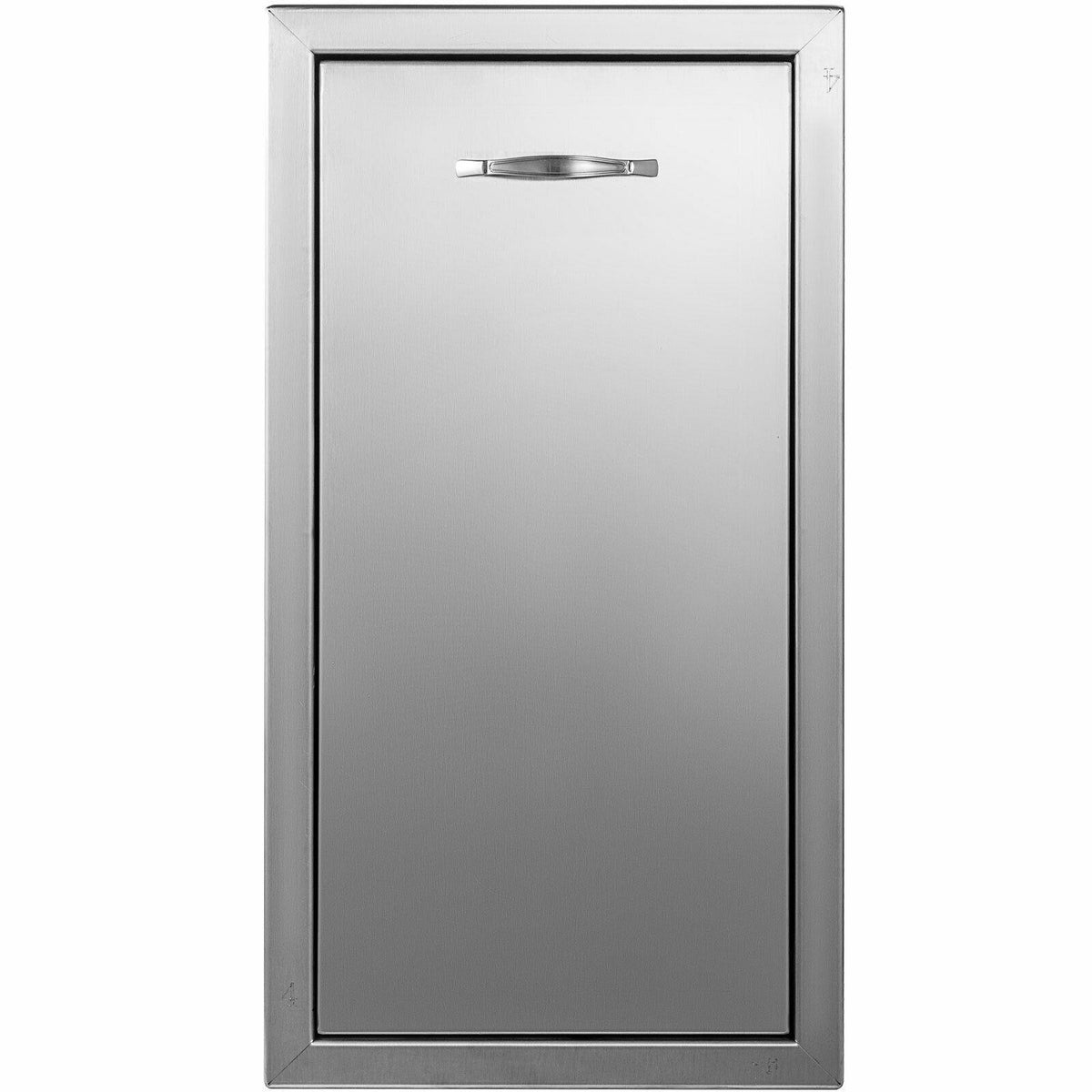 VEVOR Pull Narrow Trash Drawer 13.6"x26"Outdoor Kitchen Trash Bin BBQ Island