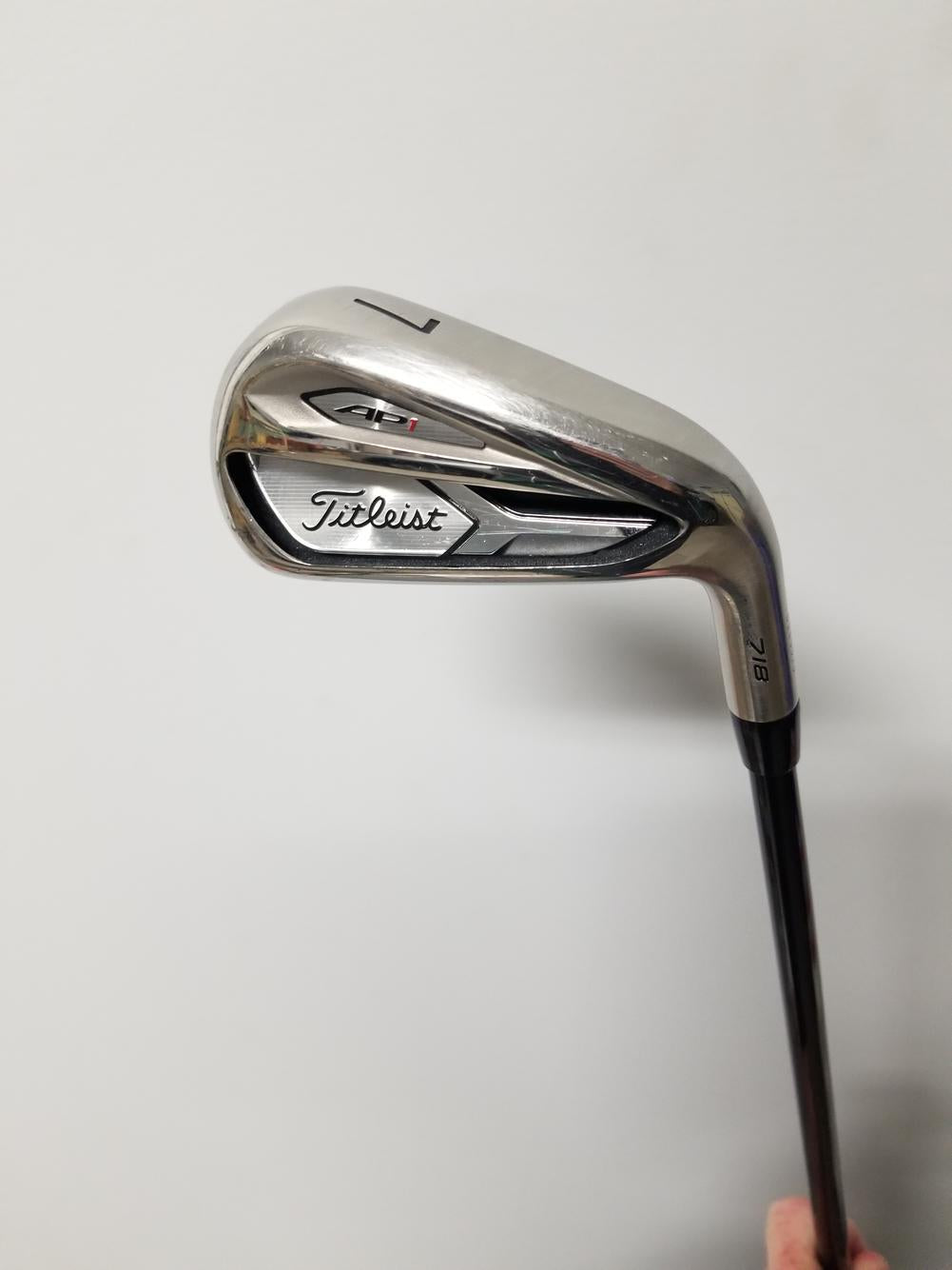 Used Men's Titleist Right Handed 718 AP1 Iron Set Regular Flex Graphite Shaft