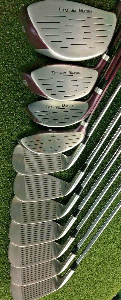 Wilson Power Source Golf Set 1w,3w,3/4h, 5-PW+SW Irons RH Ladies / NICE /mm4367