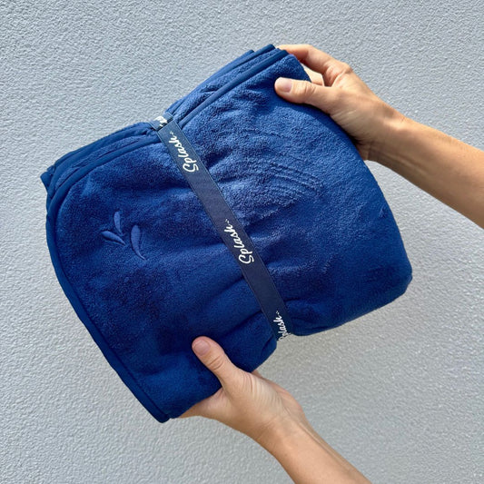 Hooded Splash Towel - Deep Navy