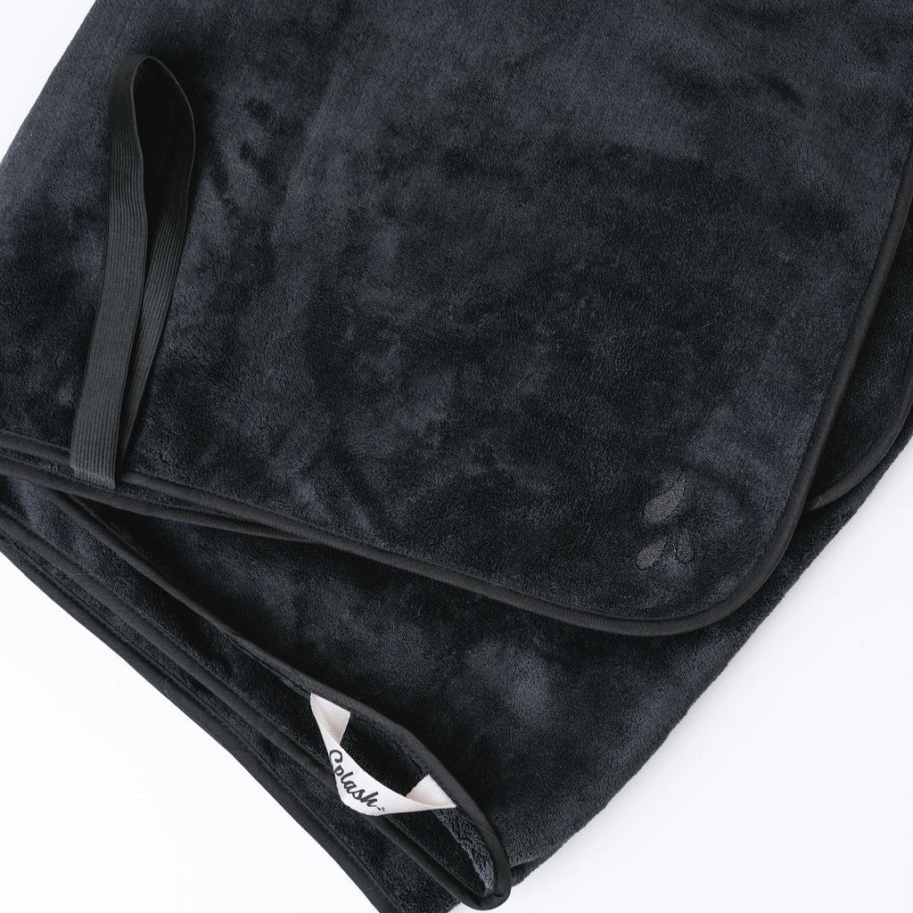 Hooded Splash Towel - Black
