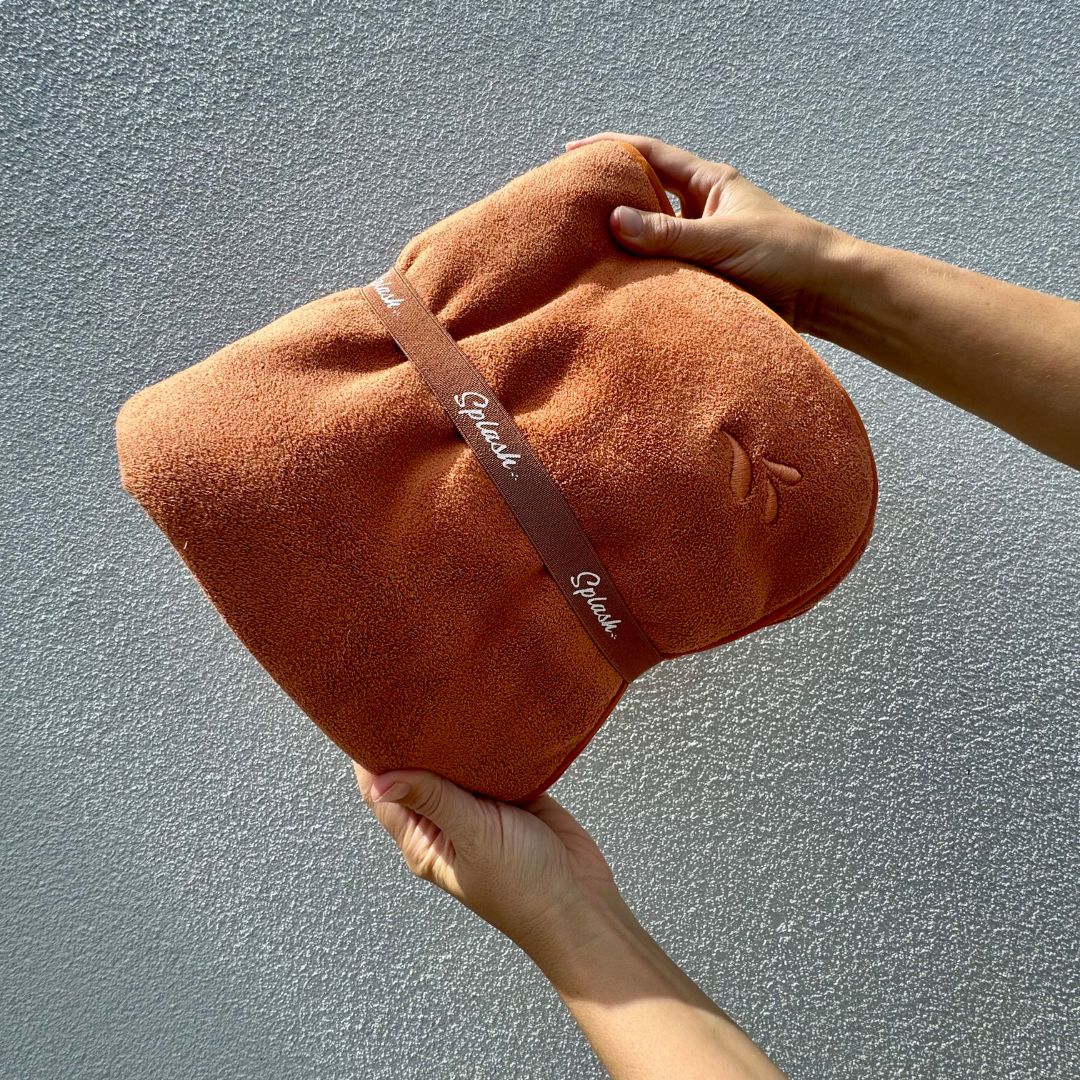 Hooded Splash Towel - Jaffa Brown