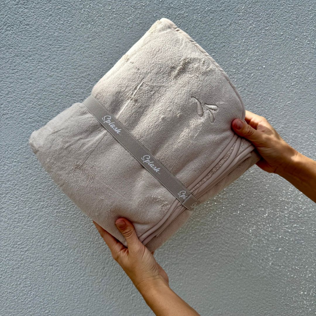 Hooded Splash Towel - Oat