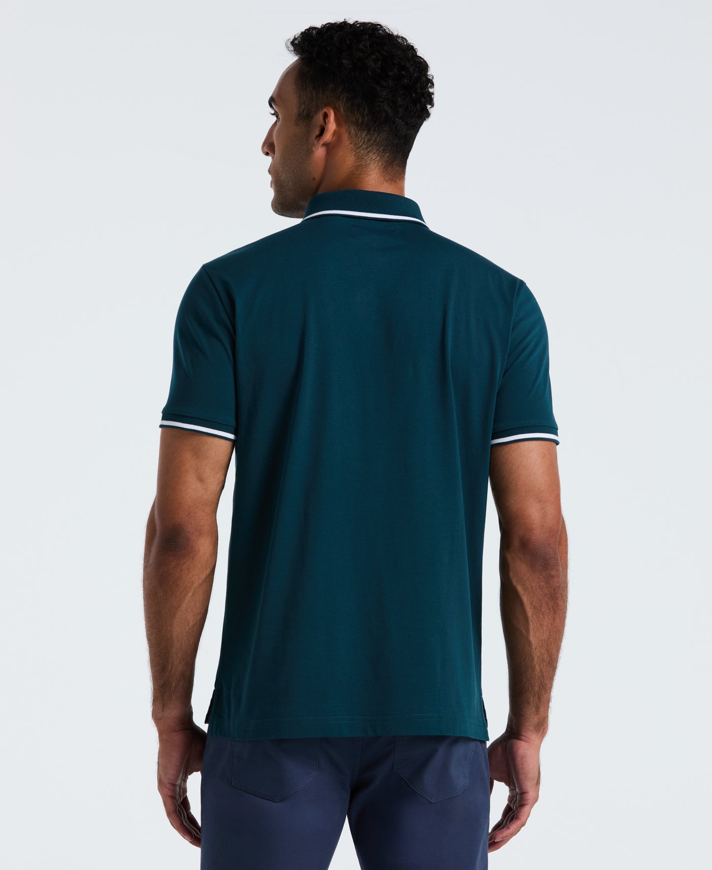 Pique Contrast Tipping Polo