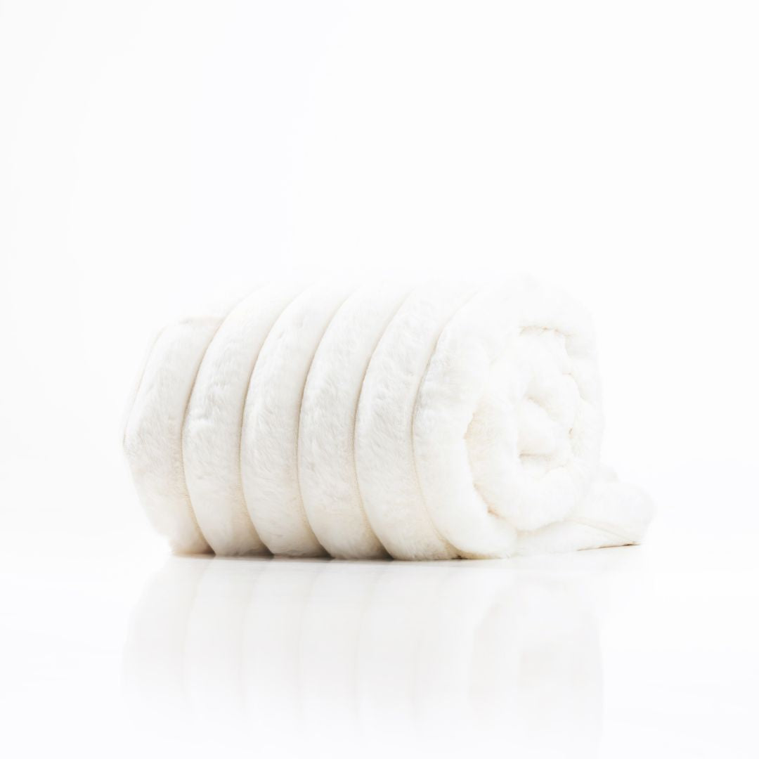 Ribbed Splash Blanket- Cloud
