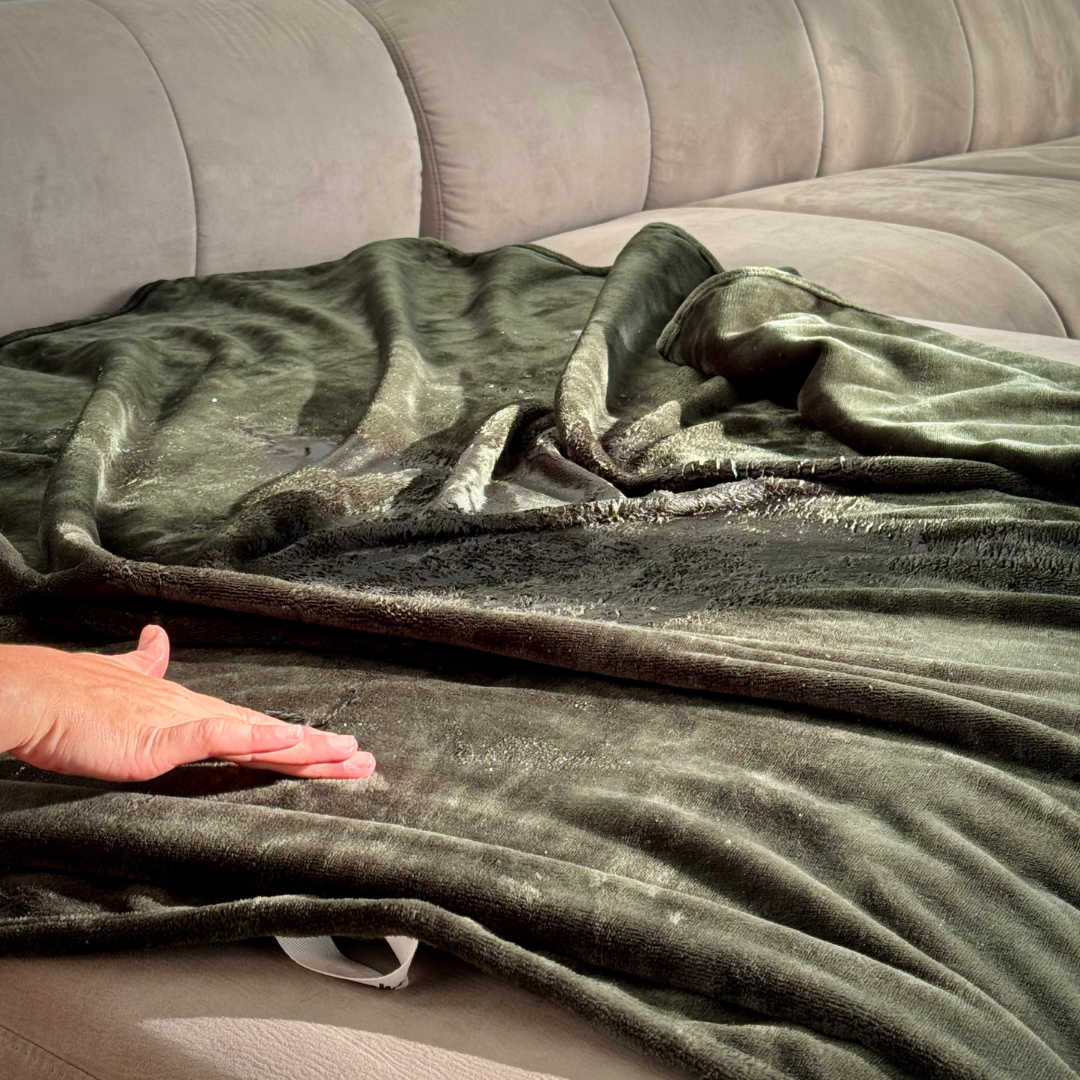 Waterproof Splash Blanket - Army Double Veluxe