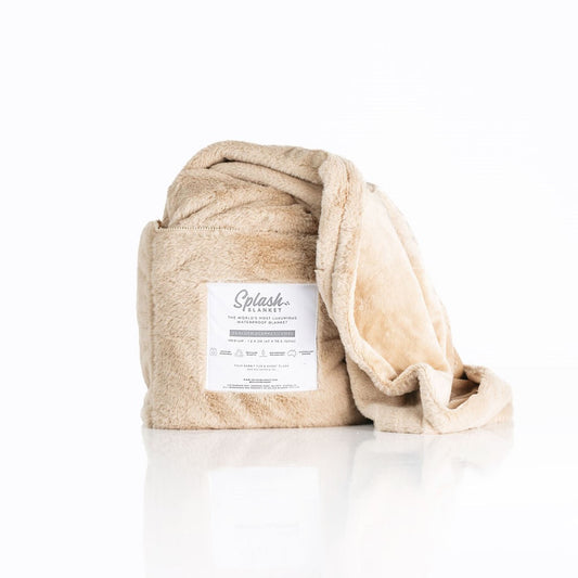 Furlush Waterproof Splash Blanket - Chai